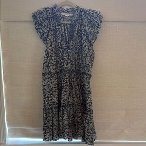 Veronica Beard blue patterned mini dress